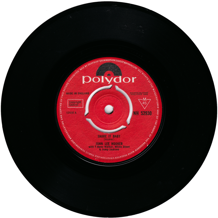 John Lee Hooker - Shake It Baby / Let's Make It Baby (UK POLYDOR Label)