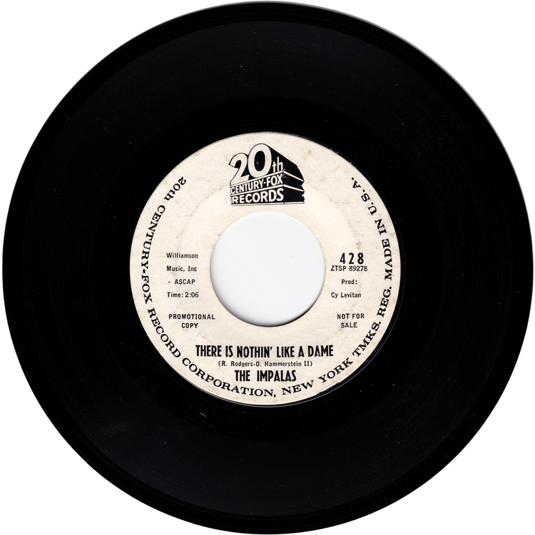 The Impalas / Last Night I Saw A Girl / There Is Nothin' Like A Dame (Promo)