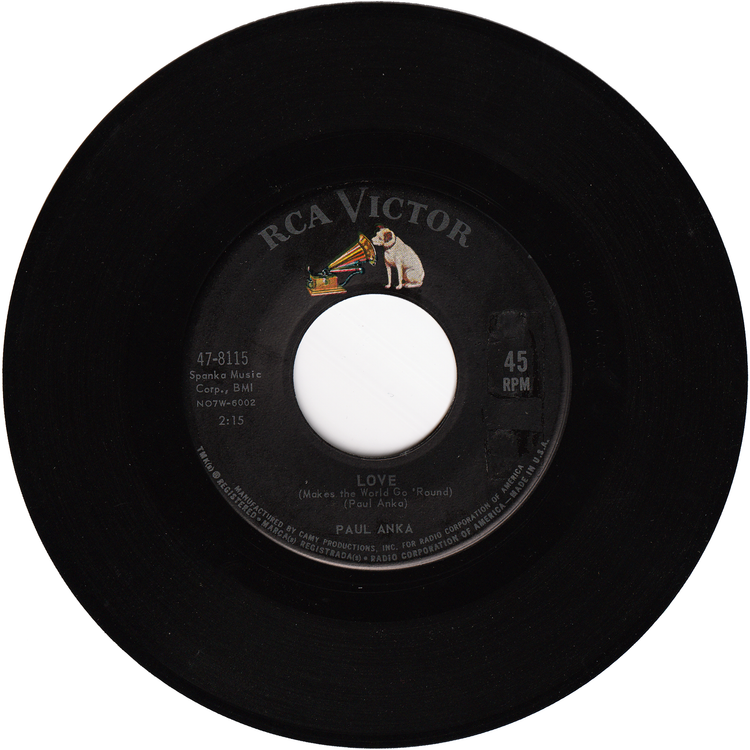 Paul Anka - Crying In The Wind / Love