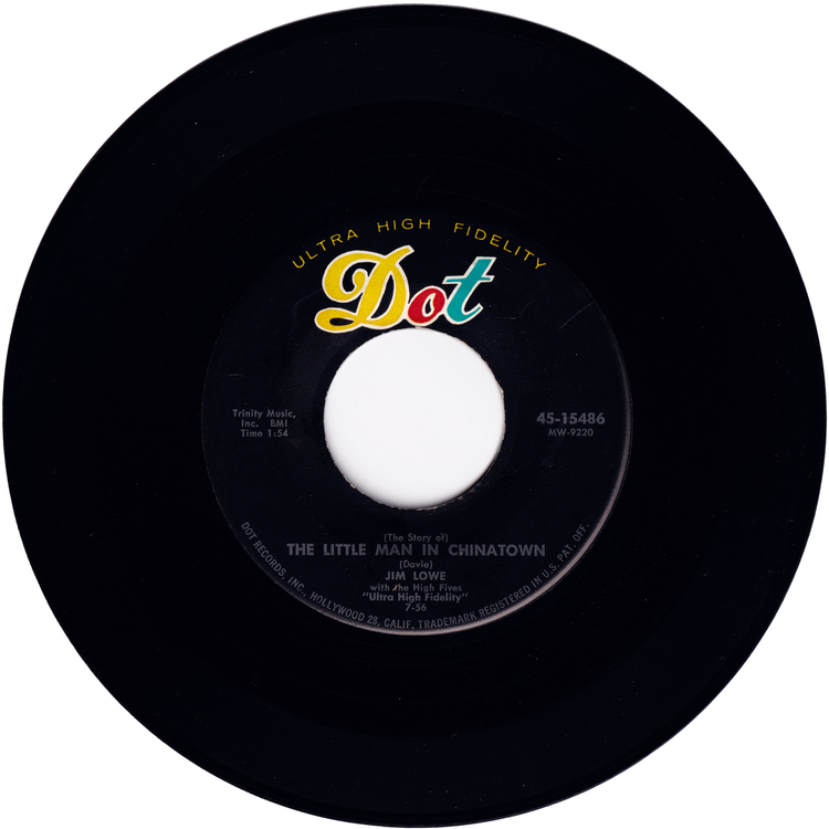 Jim Lowe - The Green Door / The Little Man In Chinatown (2nd.press)