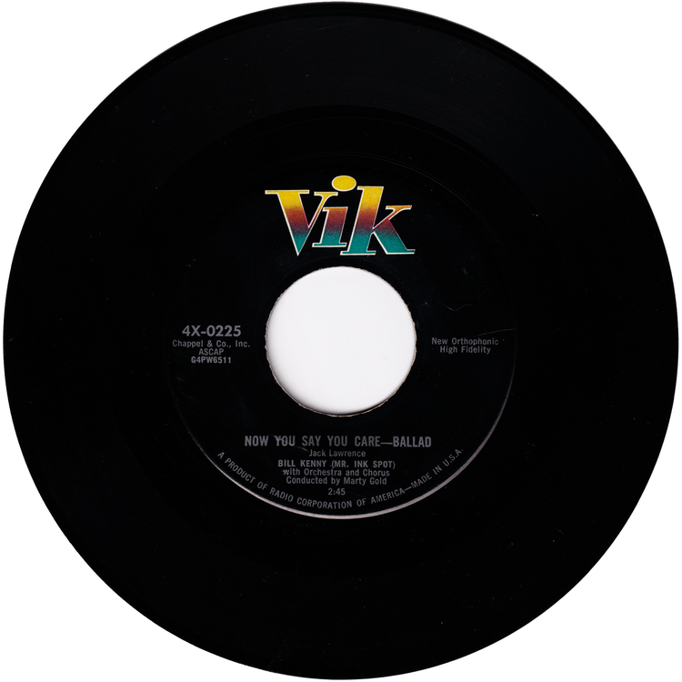 Bill Kenny - Now You Say You Care - Shuffle / Now You Say You Care - Ballad