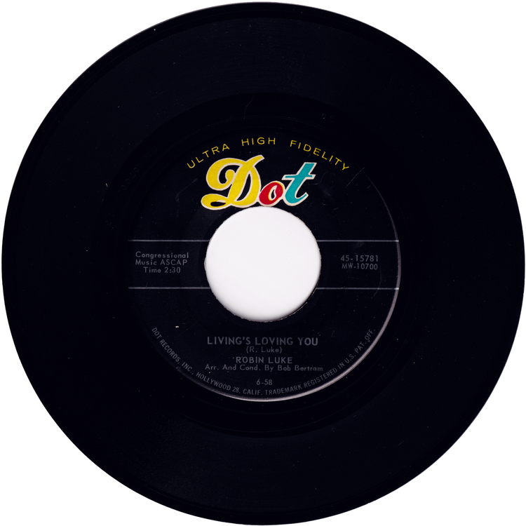 Robin Luke - Susie Darlin' / Living's Loving You