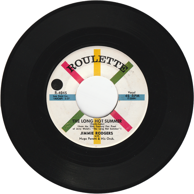 Jimmie Rodgers - Oh-Oh, I'm Falling In Love Again / The Long Hot Summer