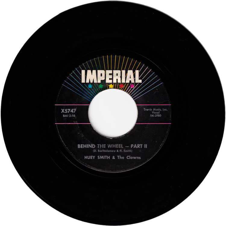 Huey "Piano" Smith & The Clowns - Behind The Wheel Part 1 / Behind The Wheel Part 2