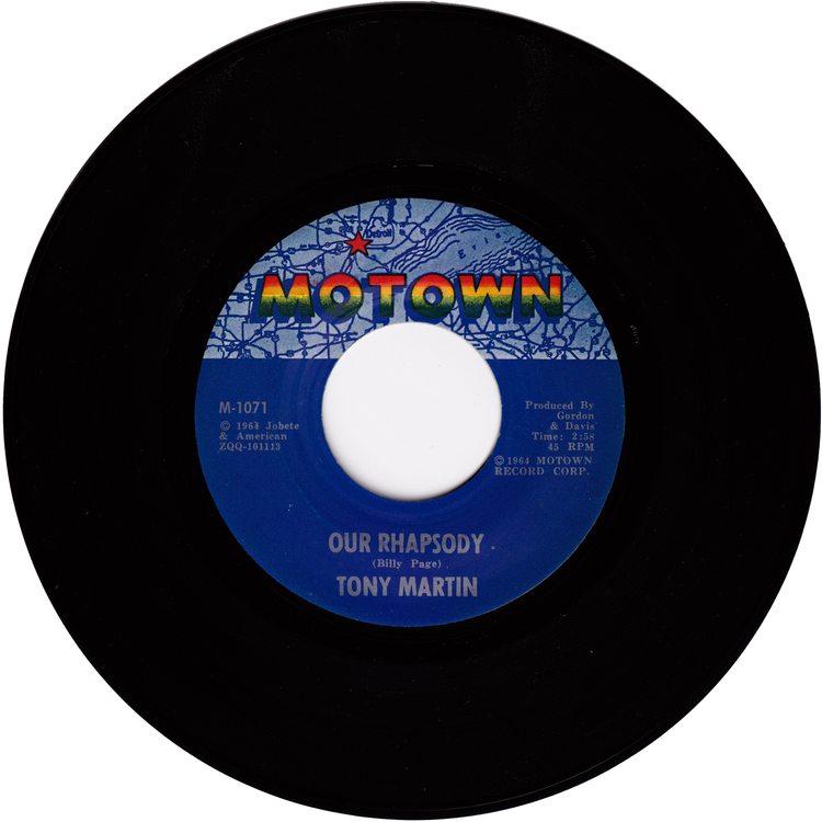 Tony Martin - Talkin' To Your Picture / Our Rhapsody