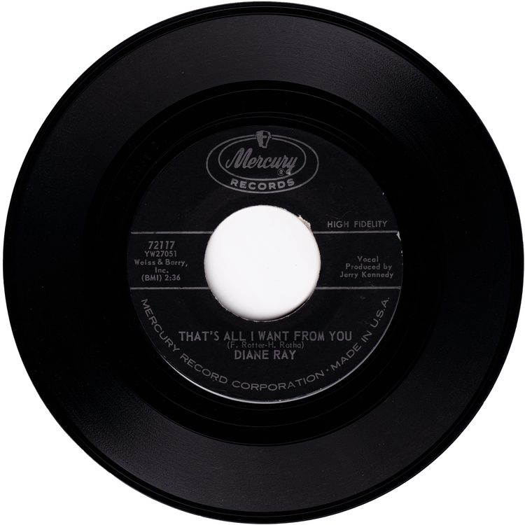 Diane Ray - Please Don't Talk To The Lifeguard / That's All I Want From You