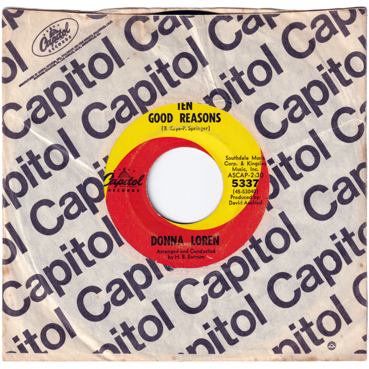 Donna Loren - Ten Good Reasons / Ninety Day Guarantee