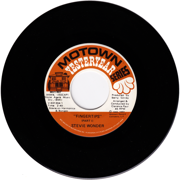 Little Stevie Wonder - Fingertips Part 2 / Fingertips Part 1 (Re-Issue)