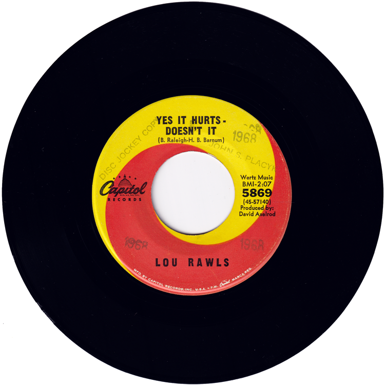 Lou Rawls - Dead End Street / Yes It Hurts- Doesn't It