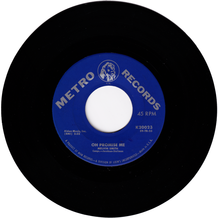 Melvin Smith - A Tree & A Love Will Grow / Oh Promise Me