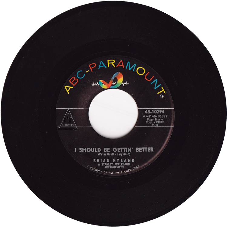 Brian Hyland - Ginny Come Lately / I Should Be Gettin' Better