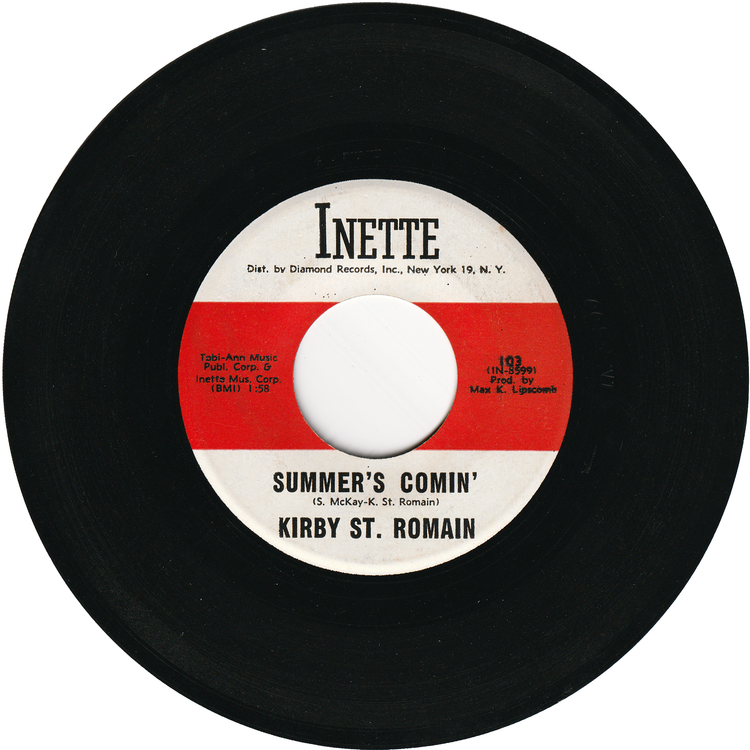 Kirby St. Romain - Miss You So / Summer's Comin'