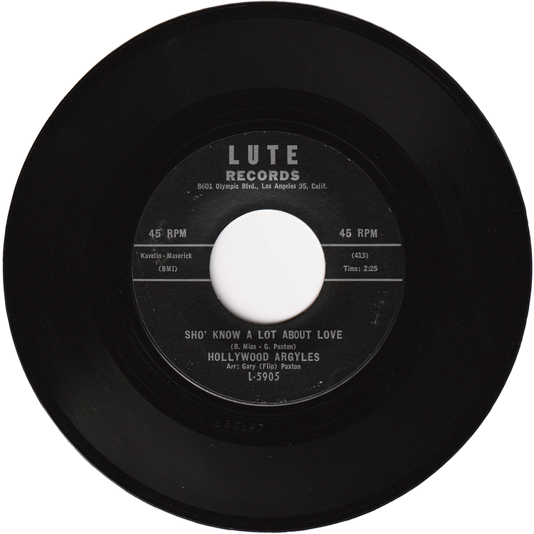 Hollywood Argyles - Alley-Oop / Sho' Know A Lot About Love