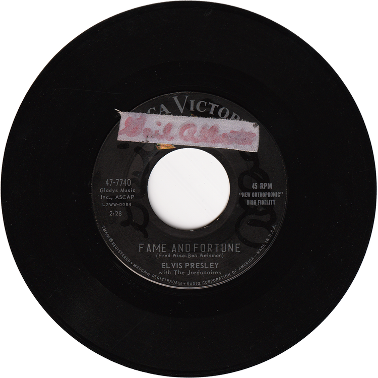 Elvis Presley - Stuck On You / Fame & Fortune