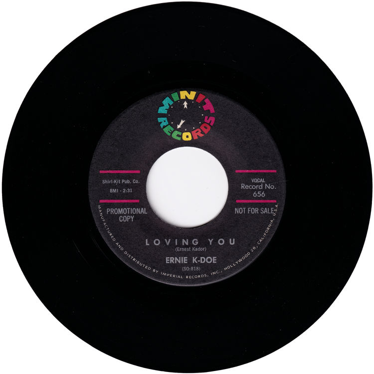Ernie K-Doe - Get Out Of My House / Loving You (Promo)