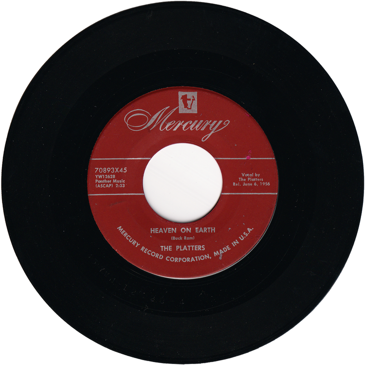 The Platters - My Prayer / Heaven On Earth (Maroon label)