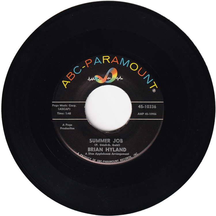 Brian Hyland - Sealed With A Kiss / Summer Job