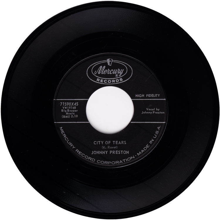 Johnny Preston - Cradle Of Love / City Of Tears