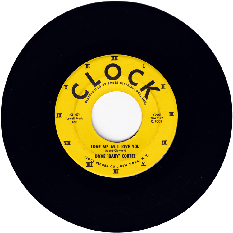 Dave 'Baby' Cortez - The Happy Organ / Love Me As I Love You