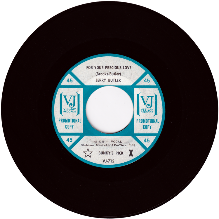 Jerry Butler - Give It Up / For Your Precious Love (Promo)