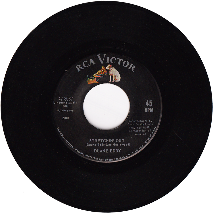 Duane Eddy & The Rebelettes - (Dance with The) Guitar Man / Stretchin' Out