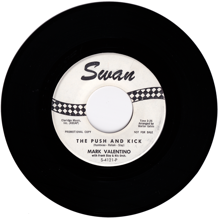 Mark Valentino - The Push & Kick / Walking Alone (Promo)