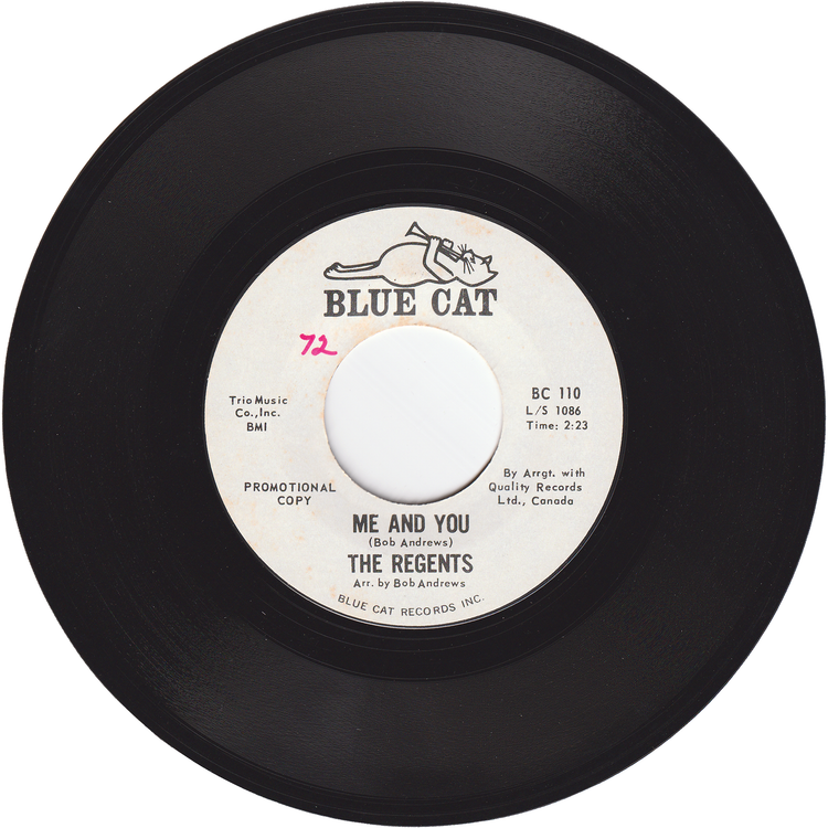 The Regents - Playmates / Me & You (Promo)