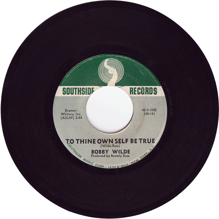 Bobby Wilde - Summer School / To Thine Own Self Be True