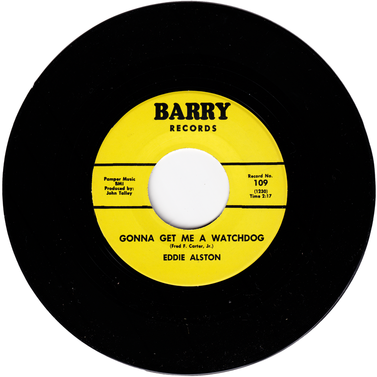 Eddie Alston - I Just Can't Help It / Gonna Get Me A Watchdog (Repro)