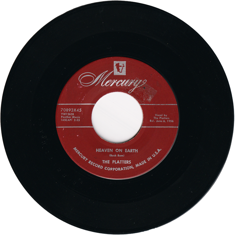 The Platters - My Prayer / Heaven On Earth (Maroon label)