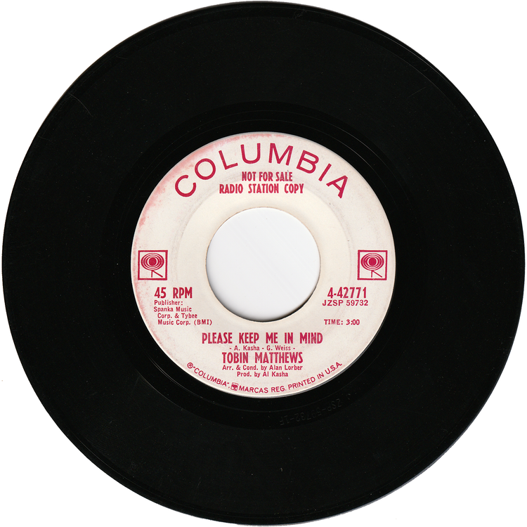 Tobin Matthews - Break It Easy / Please Keep Me In Mind (Promo)