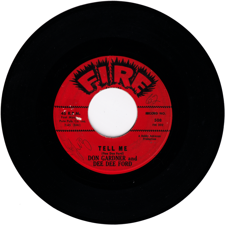 Don Gardner & Dee Dee Ford - I Need Your Loving / Tell Me (FIRE Red label)