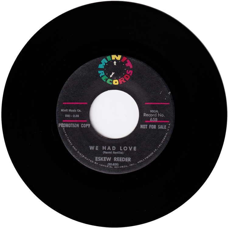 Eskew Reeder (Esquerita) - Never Again / We Had Love (Promo)