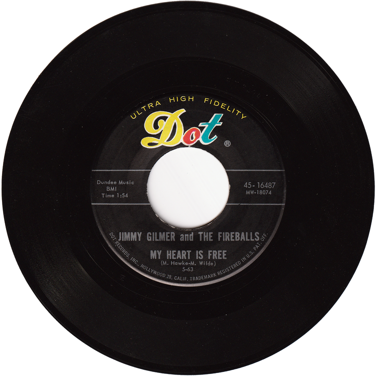 Jimmy Gilmer & The Fireballs - Sugar Shack / My Heart Is Free