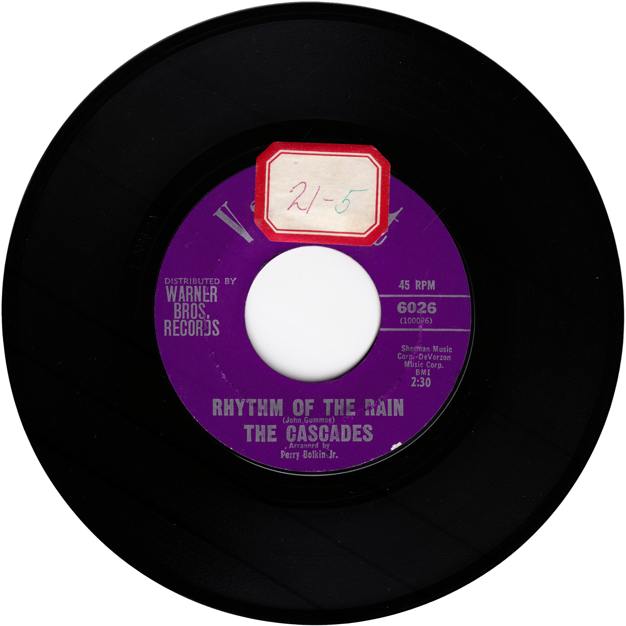 The Cascades - Rhythm Of The Rain / Let Me Be – NIGHT BEAT