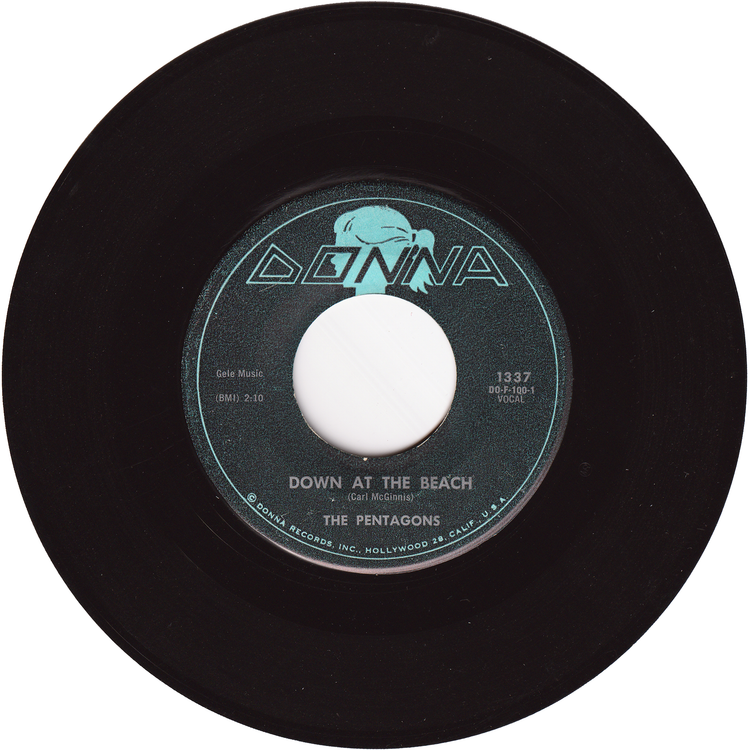 The Pentagons - To Be Loved / Down At The Beach