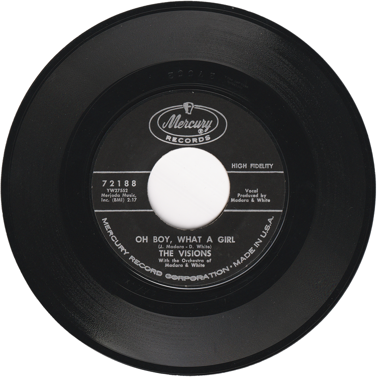 The Visions - Tommy's Girl / Oh Boy, What A Girl