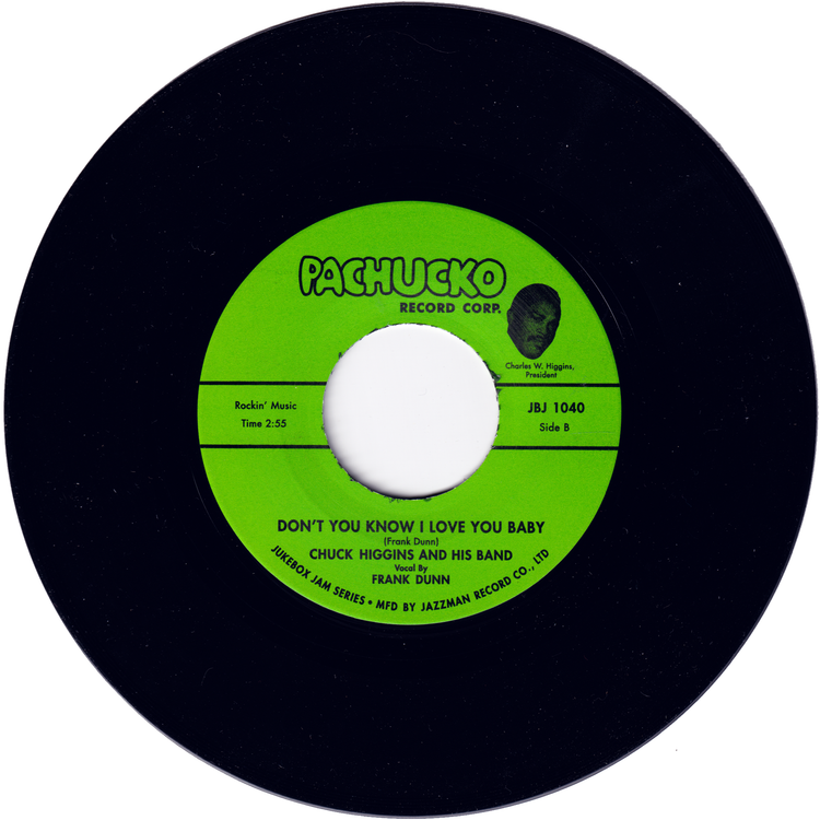 Chuck Higgins - Blacksmith Blues / Don't You Know I Love You Baby (JUKEBOX JAM Re-Issue)