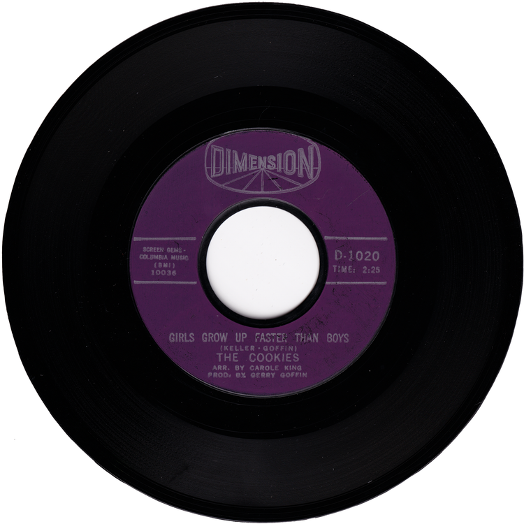 The Cookies - Only To Other People / Girls Grow Up Faster Than Boys