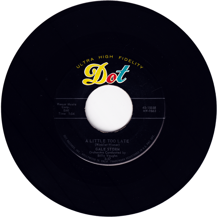 Gale Storm - Dark Moon / A Little Too Late