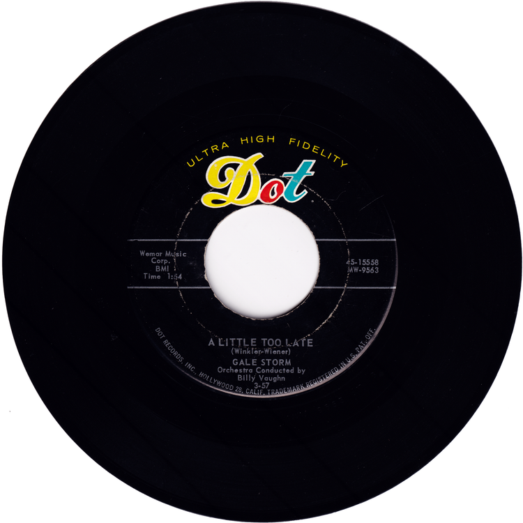 Gale Storm - Dark Moon / A Little Too Late