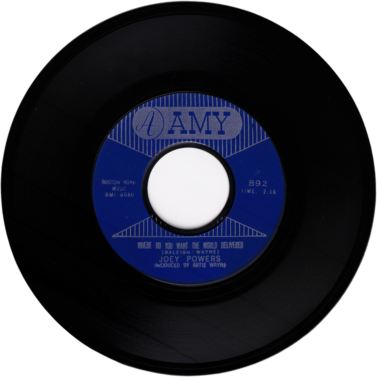 Joey Powers - Midnight Mary / Where Oo You Want The World Delivered