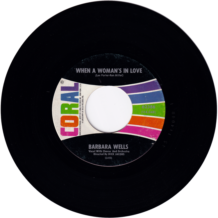 Barbara Wells - Pretty Boy / When A Woman's In Love
