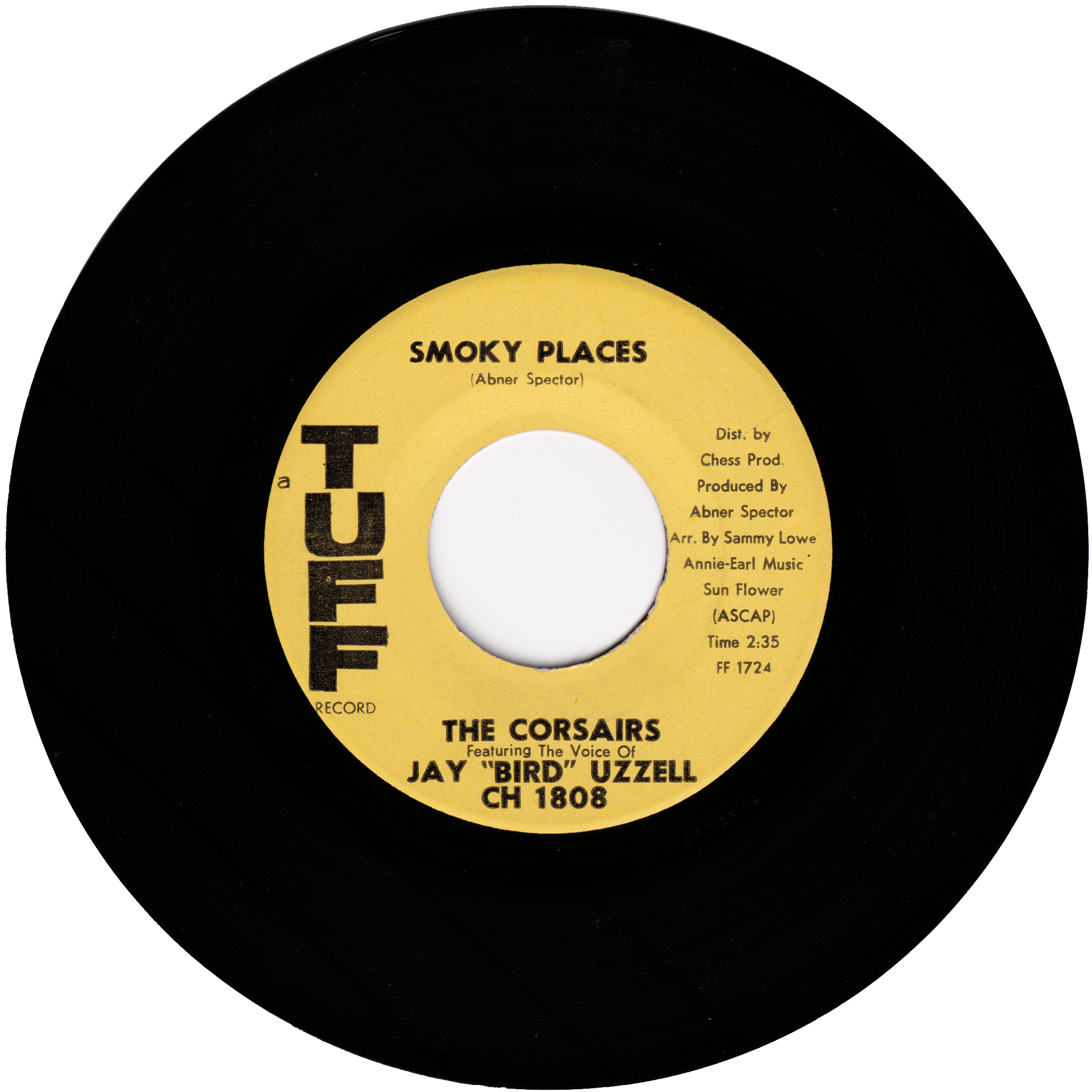 The Corsairs - Smoky Places / Thinkin' – NIGHT BEAT RECORDS