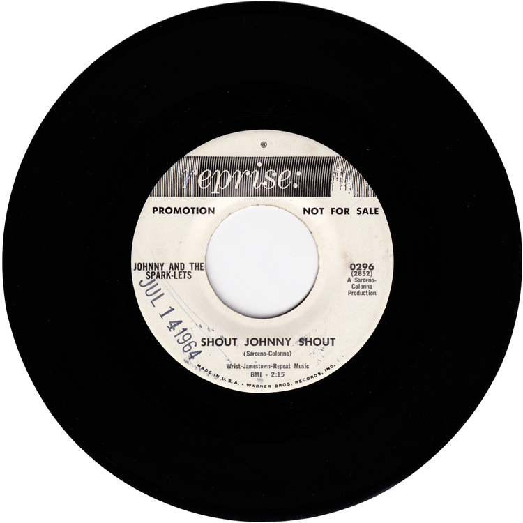 Johnny & The Spark-lets - Johnny Cake / Shout Johnny Shout (Promo)