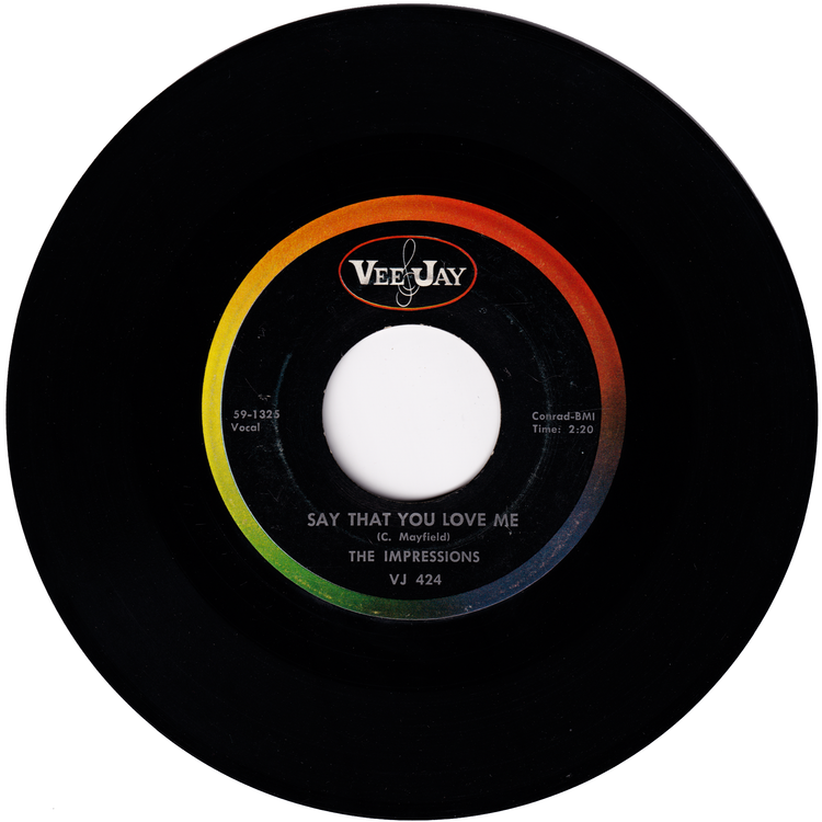 The Impressions - Senorita I Love You / Say That You Love Me (VEE-JAY label 1962)