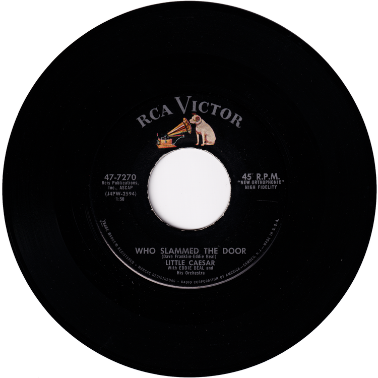 Little Caesar with Eddie Beal - Who Slammed The Door / I'm Reachin'
