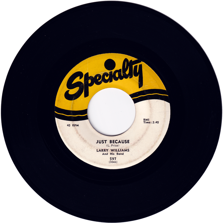 Larry Williams - Let Me Tell You, Baby / Just Because