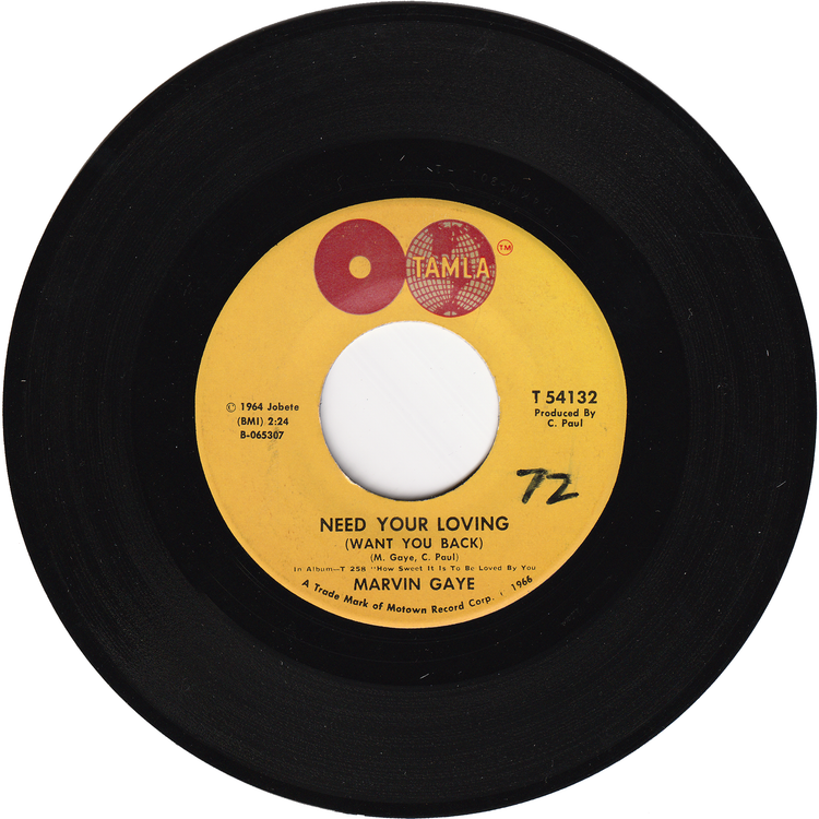 Marvin Gaye - Take This Heart Of Mine / Need Your Lovin - Want You Back