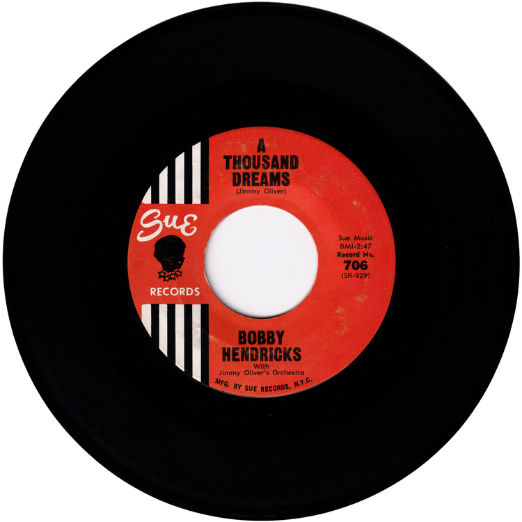 Bobby Hendricks - Itchy Twitchy Feeling / A Thousand Dreams (Orange label)